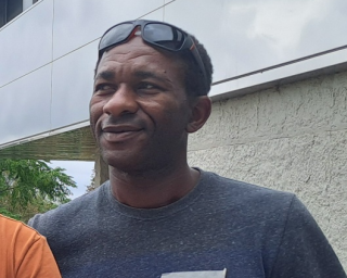 Youri, Jardinier à vélo, à Montpellier